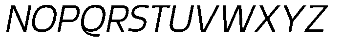Griga Light Italic Font UPPERCASE
