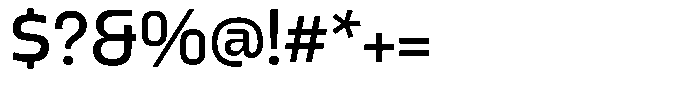 Griga Medium Font OTHER CHARS