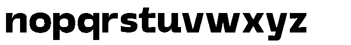 Griga Sans Black Font LOWERCASE