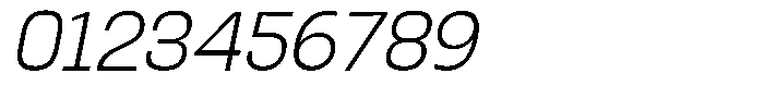 Griga Sans Extra Light Italic Font OTHER CHARS