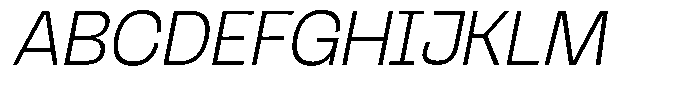 Griga Sans Extra Light Italic Font UPPERCASE