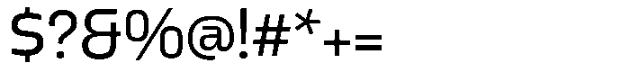 Griga Sans Regular Font OTHER CHARS