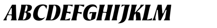 Griggs Black Flare Slnt Font UPPERCASE