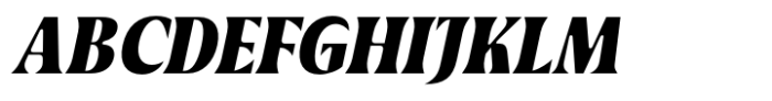 Griggs Black Serif Slnt Font UPPERCASE