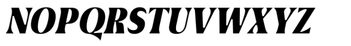 Griggs Black Serif Slnt Font UPPERCASE