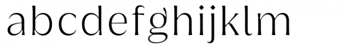 Griggs Light Flare Font LOWERCASE