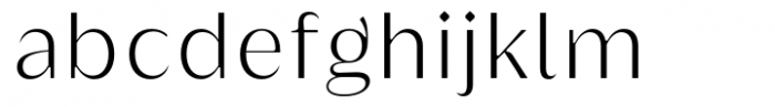 Griggs Light Sans Font LOWERCASE