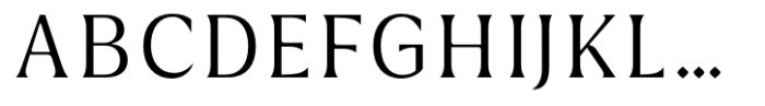 Griggs Light Serif Gr Ss01 Font UPPERCASE