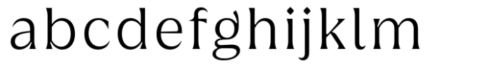 Griggs Light Serif Gr Font LOWERCASE