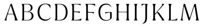 Griggs Light Serif Font UPPERCASE