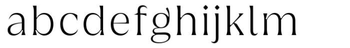 Griggs Light Serif Font LOWERCASE