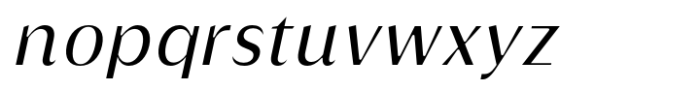 Griggs Sans Regular Slnt Font LOWERCASE