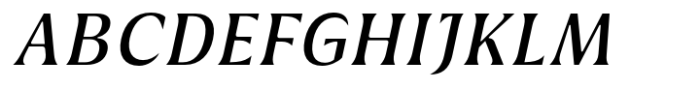 Griggs Serif Regular Gr Slnt Font UPPERCASE