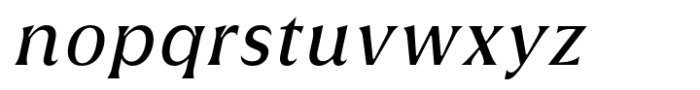 Griggs Serif Regular Gr Slnt Font LOWERCASE