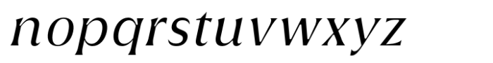Griggs Serif Regular Slnt Font LOWERCASE