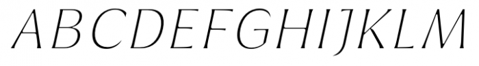 Griggs Thin Flare Slnt Font UPPERCASE