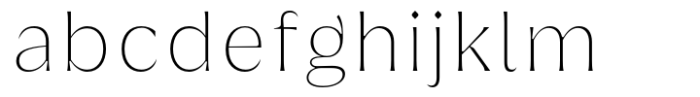 Griggs Thin Flare Font LOWERCASE