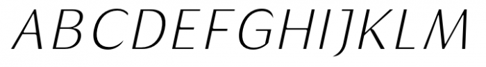Griggs Thin Sans Gr Slnt Font UPPERCASE