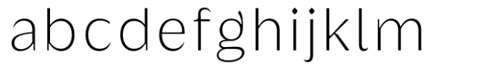 Griggs Thin Sans Gr Font LOWERCASE