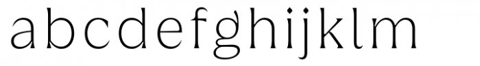 Griggs Thin Serif Gr Font LOWERCASE