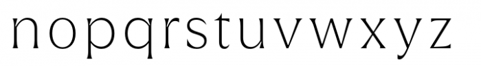 Griggs Thin Serif Gr Font LOWERCASE