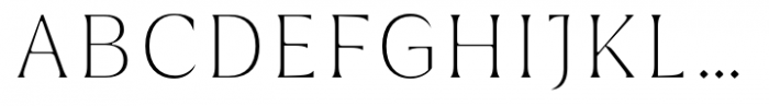 Griggs Thin Serif Ss02 Font UPPERCASE