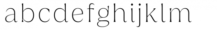 Griggs Thin Serif Ss02 Font LOWERCASE