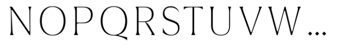 Griggs Thin Serif Font UPPERCASE