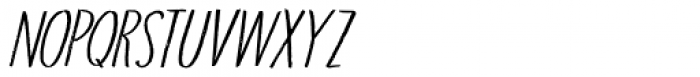 Grigory Italic Font LOWERCASE