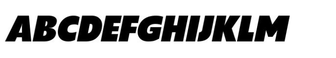 Grik Black Oblique Font UPPERCASE