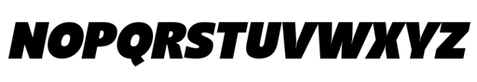 Grik Black Oblique Font UPPERCASE