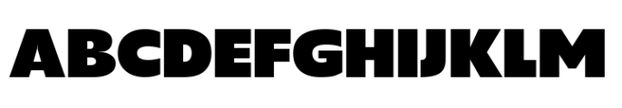 Grik Black Semi Exp Font UPPERCASE