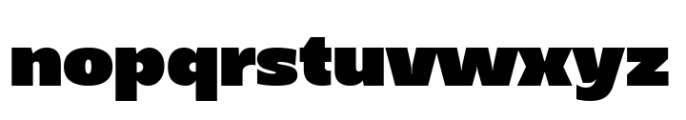 Grik Black Semi Exp Font LOWERCASE