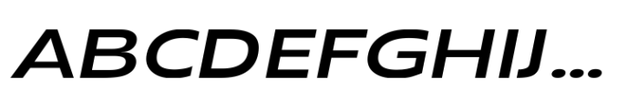Grik Exp Oblq Font UPPERCASE