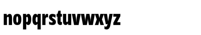 Grik Extra Bold Cond Font LOWERCASE