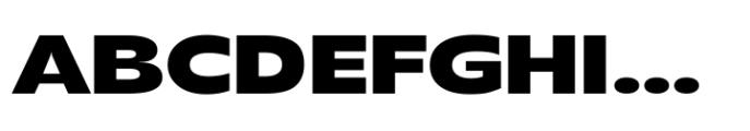 Grik Extra Bold Exp Font UPPERCASE