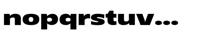 Grik Extra Bold Exp Font LOWERCASE