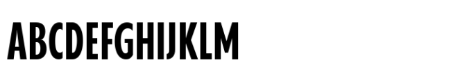 Grik Extra Bold Extra Condensed Font UPPERCASE