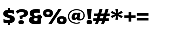 Grik Extra Bold Semi Exp Font OTHER CHARS