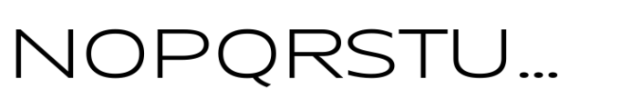 Grik Extra Light Exp Font UPPERCASE