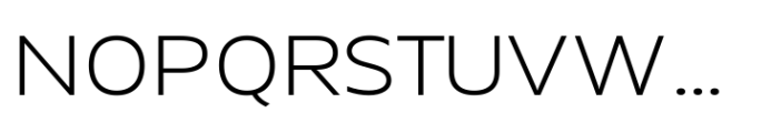 Grik Extra Light Semi Exp Font UPPERCASE
