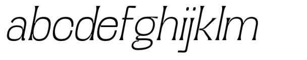 Grilleta Slant Extra Light FONT