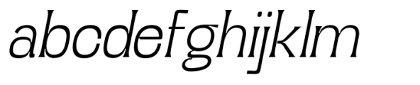 Grilleta Slant Light FONT