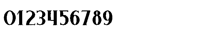 Grillhaus Rough Texture Font OTHER CHARS