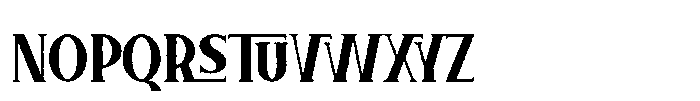 Grillhaus Rough Texture Font LOWERCASE