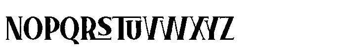 Grillhaus Rough Font LOWERCASE