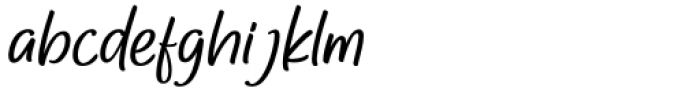 Grillith Regular Font LOWERCASE