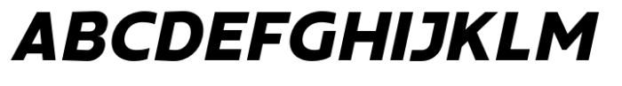 Grilova Black Slanted Font UPPERCASE