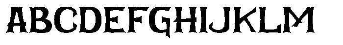 Grim Aura Font UPPERCASE