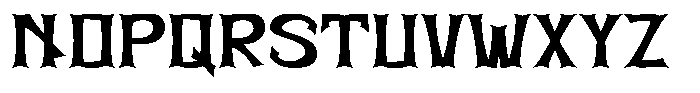 Grim Aura Font UPPERCASE